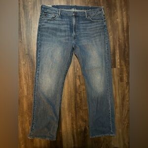 Polo Ralph Lauren Hampton Blue Jeans Mens 44T x 36 Straight Leg